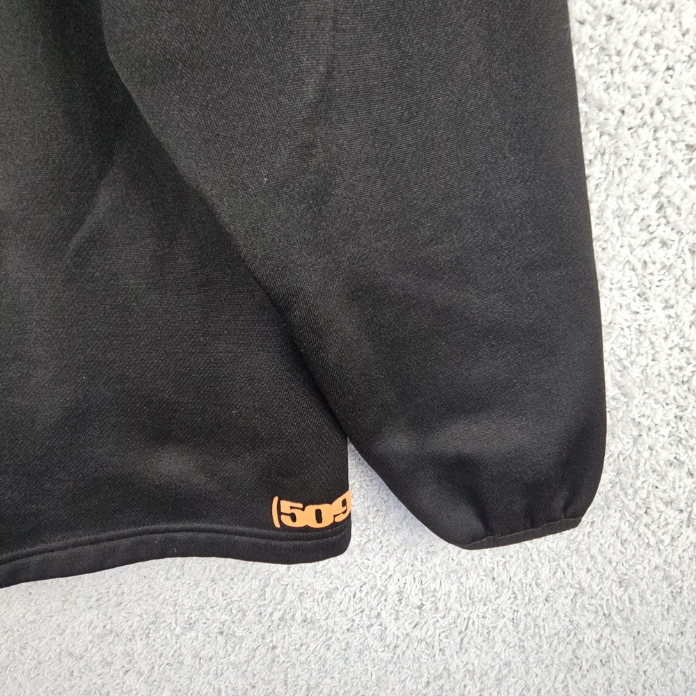 509 Tech Full Zip Jacket Men's Large Pockets Orange Black Thumbholes - Picture 15 of 16
